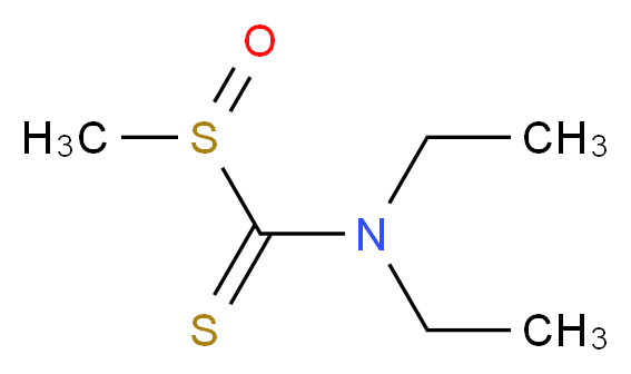 S-Methyl-N,N-diethyldithiocarbamate Sulfoxide_分子结构_CAS_145195-14-8)