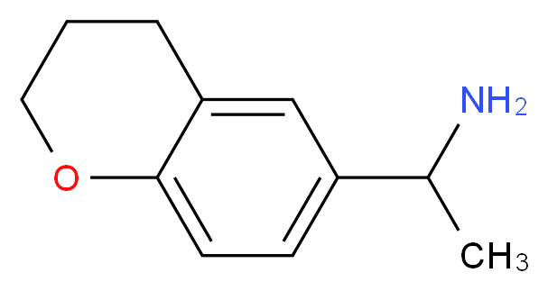 1-Chroman-6-yl-ethylamine_分子结构_CAS_)