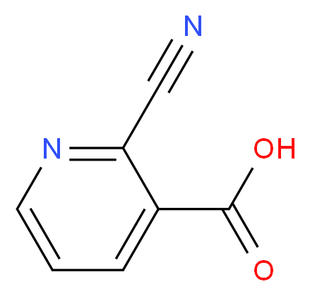 2-CYANOPYRIDINE-3-CARBOXYLIC ACID_分子结构_CAS_73112-09-1)