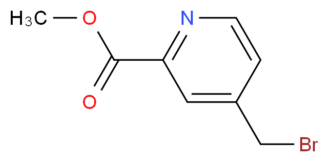 METHYL-4-BROMOMETHYLPYRIDINE-2-CARBOXYLATE_分子结构_CAS_317335-16-3)