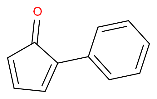 2-phenylcyclopenta-2,4-dien-1-one_分子结构_CAS_479-33-4