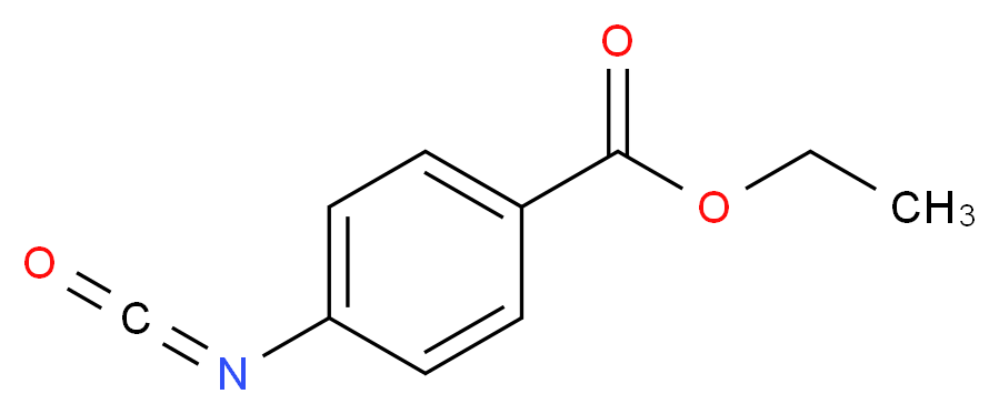 Ethyl 4-isocyanatobenzoate_分子结构_CAS_30806-83-8)