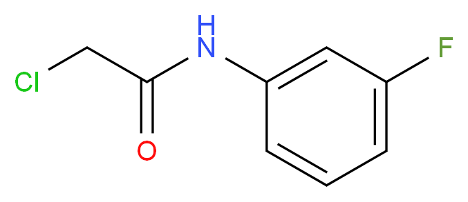 2-Chloro-N-(3-fluorophenyl)acetamide_分子结构_CAS_350-81-2)