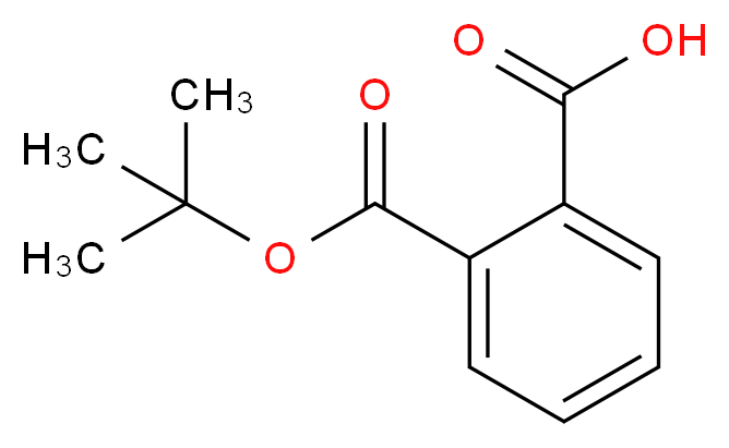 2-[(tert-butoxy)carbonyl]benzoic acid_分子结构_CAS_33693-84-4