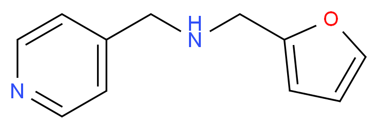 Furan-2-ylmethyl-pyridin-4-ylmethyl-amine_分子结构_CAS_)