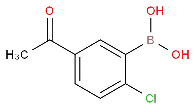 5-Acetyl-2-chlorophenylboronic acid_分子结构_CAS_1022922-17-3)