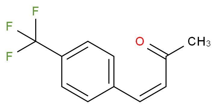 (Z)-4-(4-(trifluoromethyl)phenyl)but-3-en-2-one_分子结构_CAS_80992-93-4)