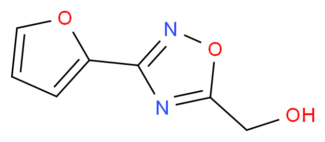 [3-(furan-2-yl)-1,2,4-oxadiazol-5-yl]methanol_分子结构_CAS_)