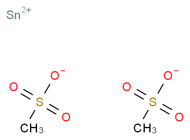 甲基磺酸锡 溶液_分子结构_CAS_53408-94-9)