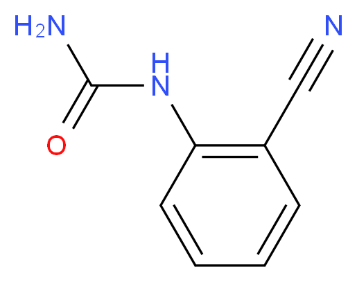 (2-cyanophenyl)urea_分子结构_CAS_55441-25-3