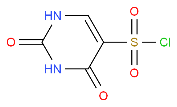 2,4-二羰基-1,2,3,4-四氢嘧啶-5-磺酰氯_分子结构_CAS_28485-18-9)