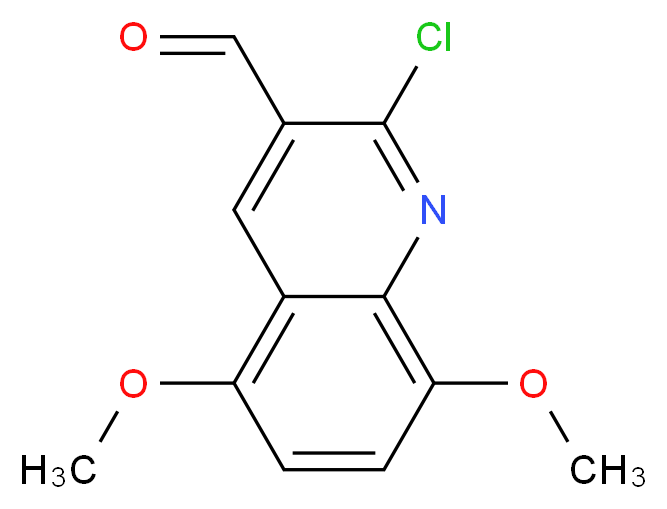 2-chloro-5,8-dimethoxy-3-quinolinecarbaldehyde_分子结构_CAS_154343-51-8)