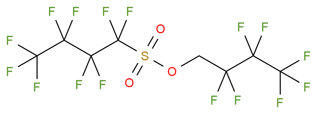 2,2,3,3,4,4,4-heptafluorobutyl 1,1,2,2,3,3,4,4,4-nonafluorobutane-1-sulfonate_分子结构_CAS_883499-32-9