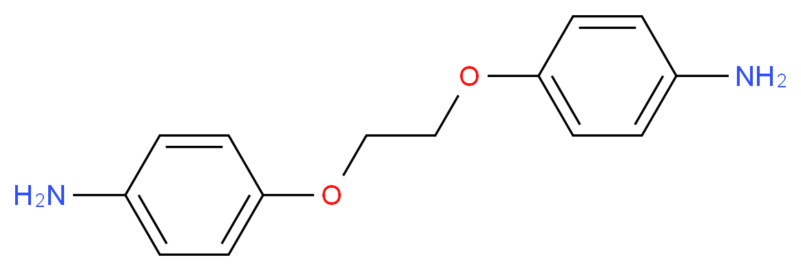 4-[2-(4-aminophenoxy)ethoxy]aniline_分子结构_CAS_6052-10-4