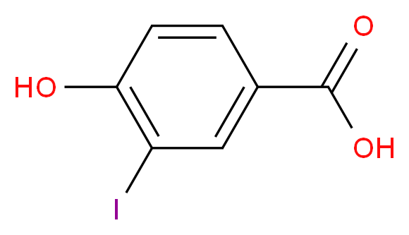 4-Hydroxy-3-iodobenzoic acid_分子结构_CAS_)