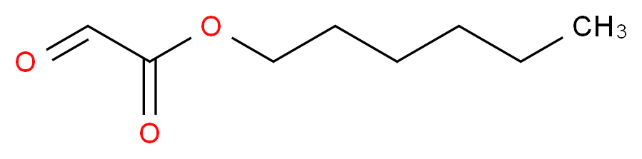 hexyl 2-oxoacetate_分子结构_CAS_52709-43-0