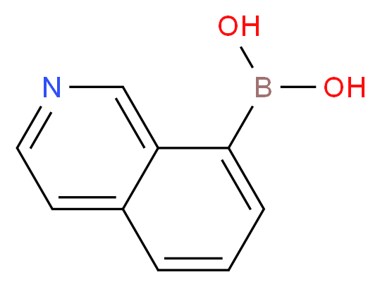 Isoquinoline-8-boronic acid_分子结构_CAS_721401-43-0)