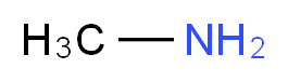 甲胺 溶液_分子结构_CAS_74-89-5)