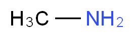 Methylamine 33 wt. % solution in absolute ethanol_分子结构_CAS_74-89-5)