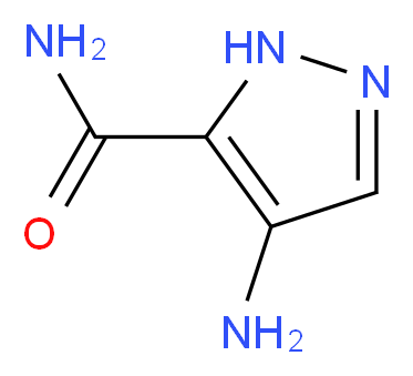 4-Amino-1H-pyrazole-5-carboxamide_分子结构_CAS_67221-50-5)