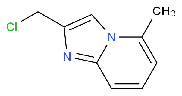 2-(chloromethyl)-5-methylimidazo[1,2-a]pyridine_分子结构_CAS_118000-39-8)