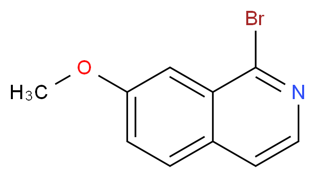 1-bromo-7-methoxyisoquinoline_分子结构_CAS_1196151-59-3)