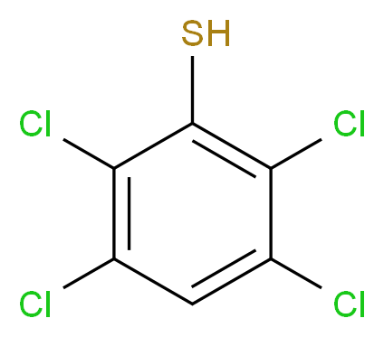 2,3,5,6-tetrachlorobenzene-1-thiol_分子结构_CAS_4707-16-8)