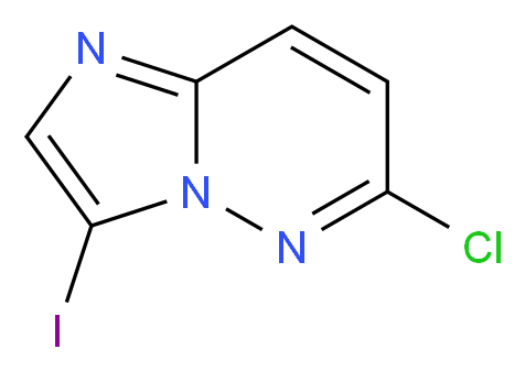 6-Chloro-3-iodoimidazo[1,2-a]pyridazine_分子结构_CAS_923595-49-7)