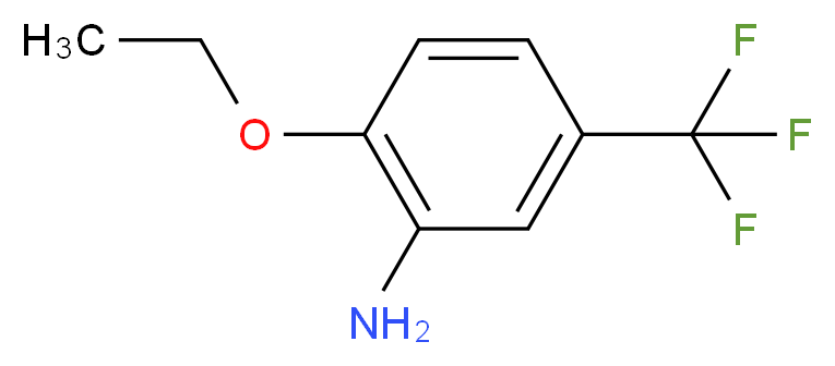 2-Ethoxy-5-(trifluoromethyl)aniline_分子结构_CAS_2713-73-7)