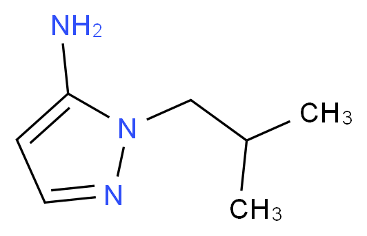 1-isobutyl-1H-pyrazol-5-amine_分子结构_CAS_3524-18-3)