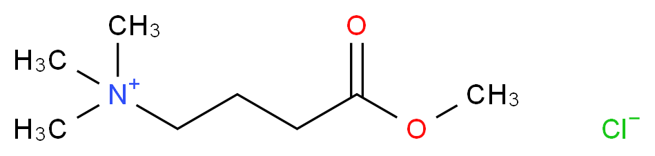 (4-methoxy-4-oxobutyl)trimethylazanium chloride_分子结构_CAS_13254-33-6