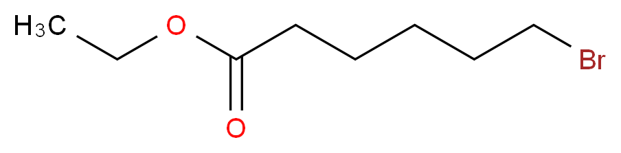 ethyl 6-bromohexanoate_分子结构_CAS_25542-62-5