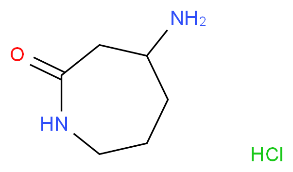 4-Aminoazepan-2-one hydrochloride_分子结构_CAS_948834-78-4)