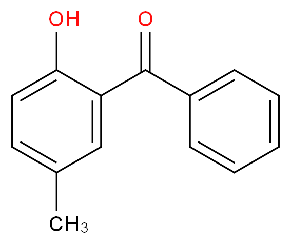 2-Hydroxy-5-methylbenzophenone_分子结构_CAS_1470-57-1)