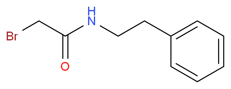 2-bromo-N-(2-phenylethyl)acetamide_分子结构_CAS_64297-92-3)
