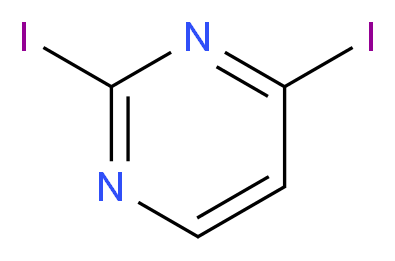 2,4-Diiodopyrimidine_分子结构_CAS_262353-34-4)