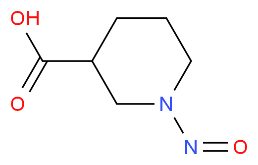 1-nitrosopiperidine-3-carboxylic acid_分子结构_CAS_65445-62-7