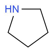 PYRROLIDINE_分子结构_CAS_123-75-1)