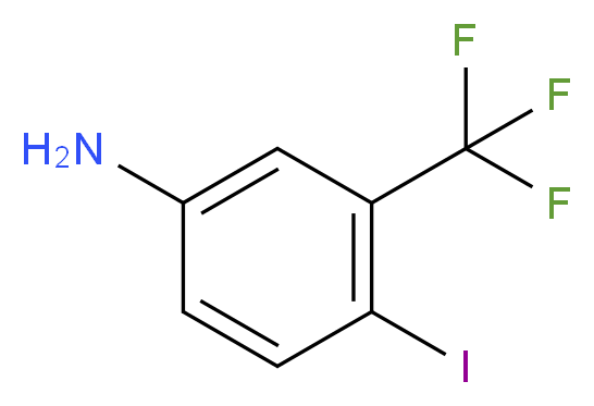 4-Iodo-3-(trifluoroMethyl)aniline_分子结构_CAS_155403-06-8)