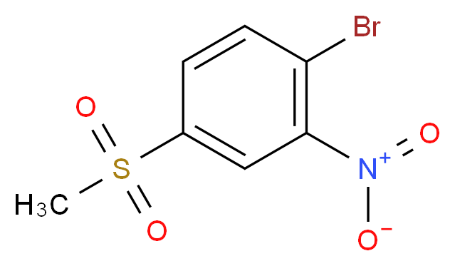 1-bromo-4-methanesulfonyl-2-nitrobenzene_分子结构_CAS_94832-06-1