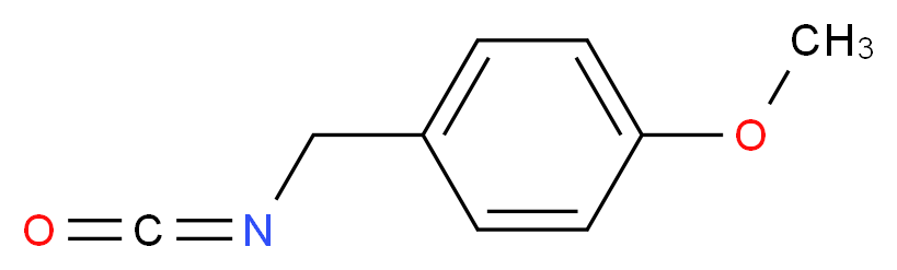 1-(isocyanatomethyl)-4-methoxybenzene_分子结构_CAS_56651-60-6