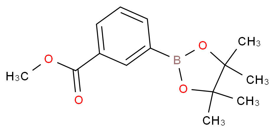 3-Methoxycarbonylphenylboronic Acid Pinacol Ester_分子结构_CAS_480425-35-2)