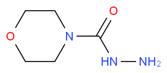 morpholine-4-carbohydrazide_分子结构_CAS_29053-23-4