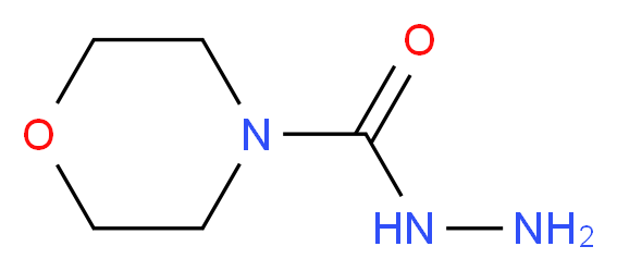 Morpholine-4-carbohydrazide_分子结构_CAS_)