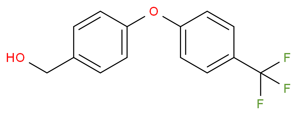 (4-(4-(Trifluoromethyl)phenoxy)phenyl)methanol_分子结构_CAS_933786-79-9)