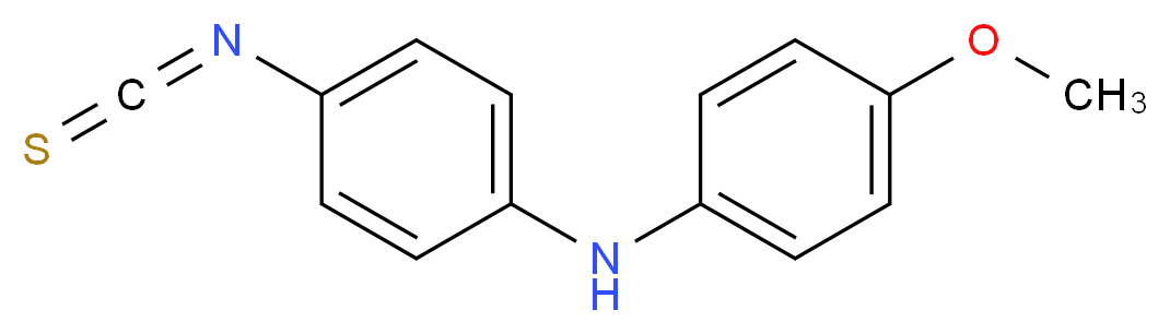 4-isothiocyanato-N-(4-methoxyphenyl)aniline_分子结构_CAS_27163-30-0