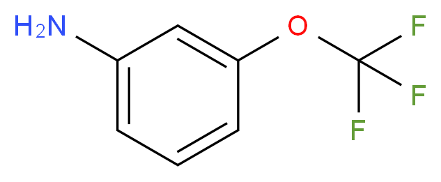 3-(trifluoromethoxy)aniline_分子结构_CAS_1535-73-5