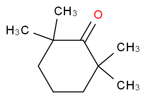 2,2,6,6-tetramethylcyclohexan-1-one_分子结构_CAS_1195-93-3