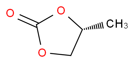 (R)-4-methyl-1,3-dioxolan-2-one_分子结构_CAS_16606-55-6)