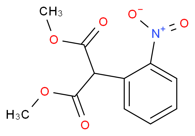 Dimethyl 2-(2-nitrophenyl)malonate_分子结构_CAS_26465-37-2)